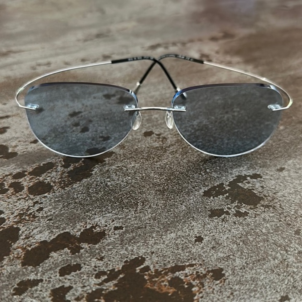 Silhouette glasses rimless frames silver 5615